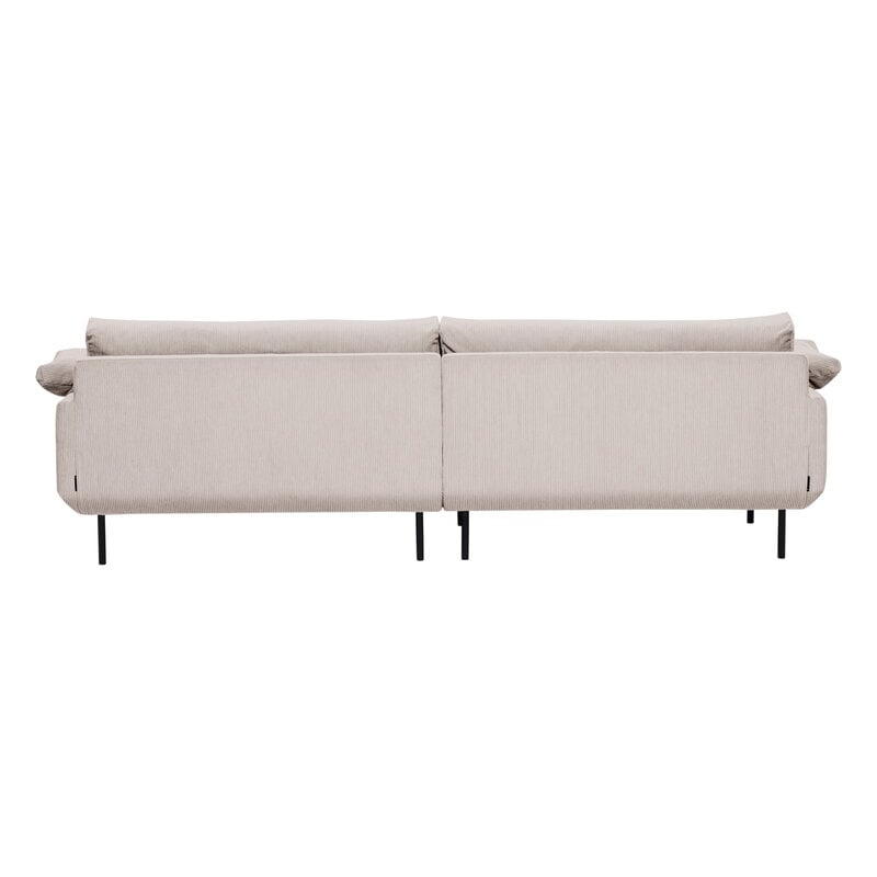 Butterfly sofa with chaise longue