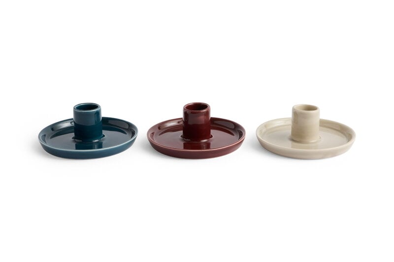 HAY Disc candleholder, S, chestnut brown, view 3