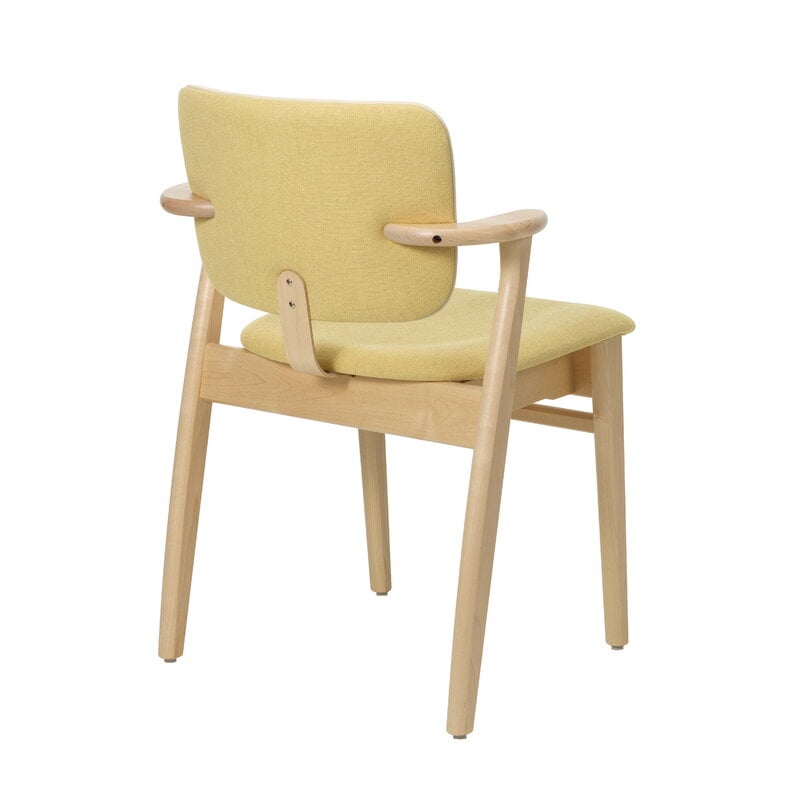 Artek Domus stol, lackerad björk - Hola canary - Prestige cream, extrabild