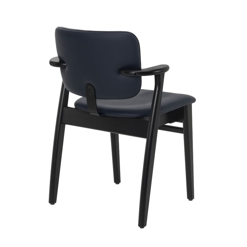 Artek Domus chair, stained black - Spectrum marine - Prestige