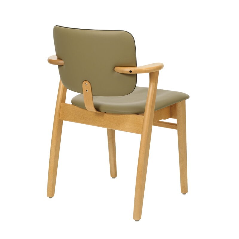 Artek Chaise Domus, miel teinté - Spectrum leaf - Spectrum moss, image extra
