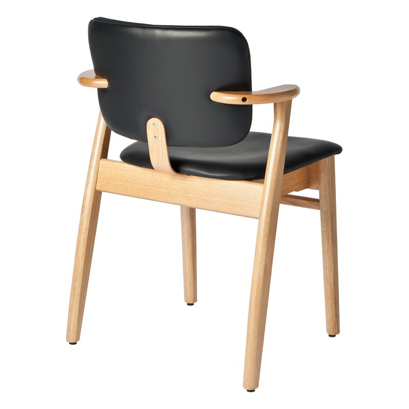 Artek Domus Stuhl, lackierte Eiche - Prestige Schwarz, extrabild