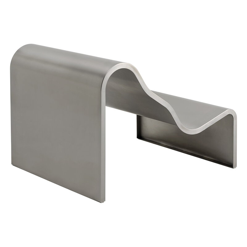 Muuto Banc Dream view, 100 cm, acier brossé, image extra