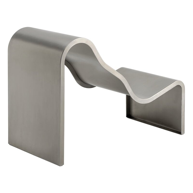 Muuto Dream view bench, 60 cm, brushed steel, extra image