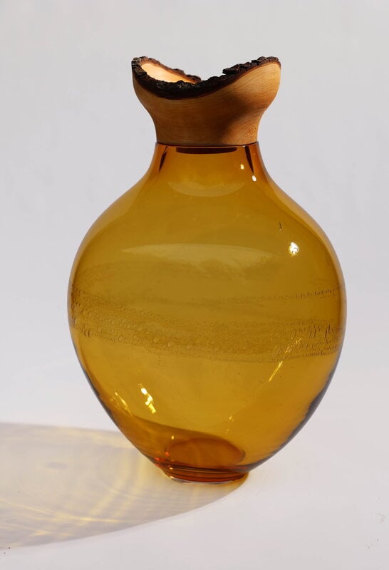 Utopia & Utility Drift stacking vessel, amber, extra image