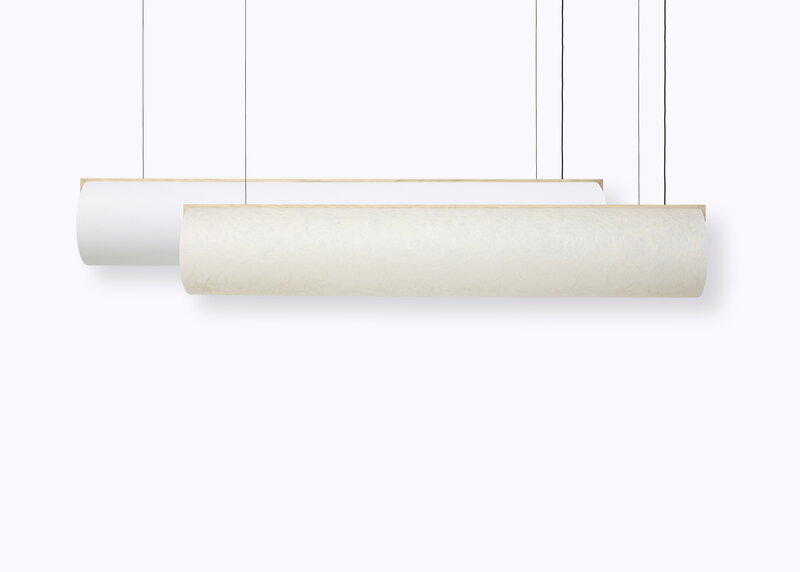 Motarasu Enso Raw 120 Pendelleuchte, beige - natur Eiche, extrabild