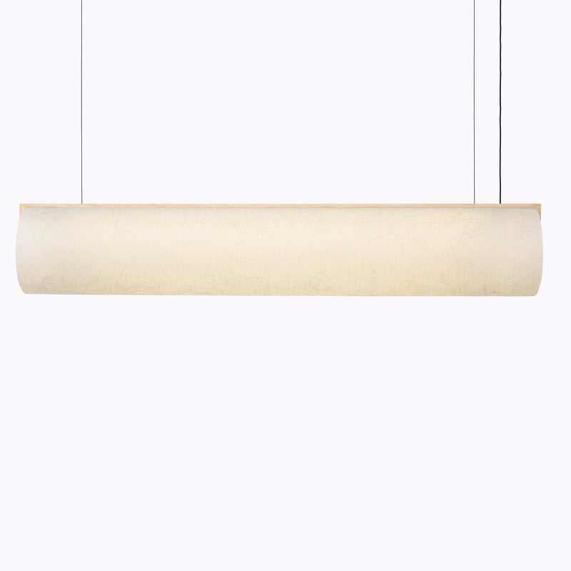 Motarasu Enso Raw 120 Pendelleuchte, beige - natur Eiche, extrabild
