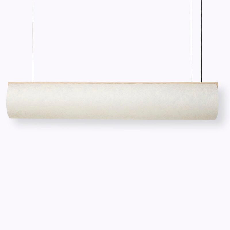 Motarasu Enso Raw 120 Pendelleuchte, beige - natur Eiche, extrabild
