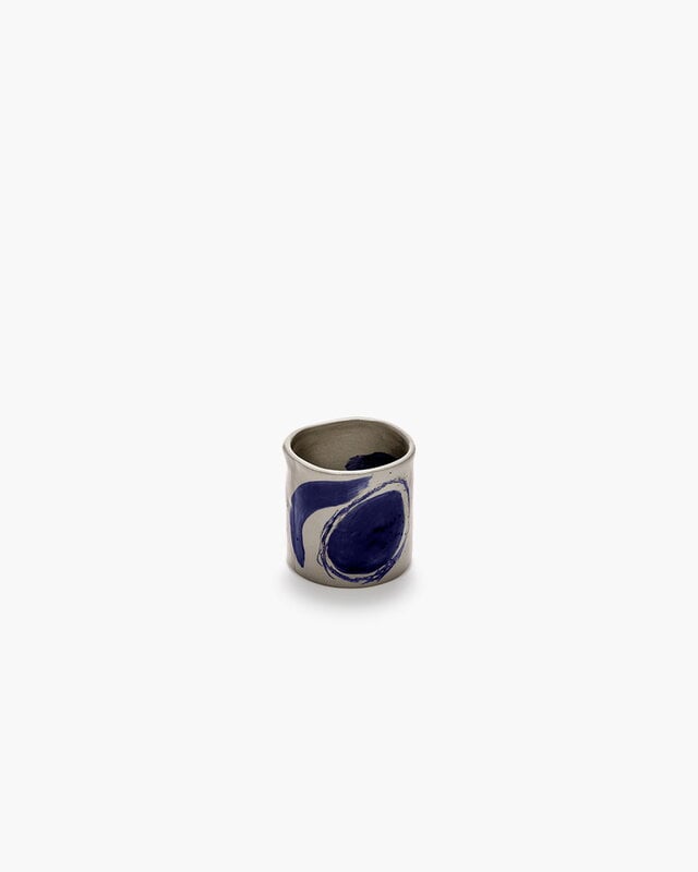 Serax Sophia coffee cup, 4 pcs, beige - blue, view 7