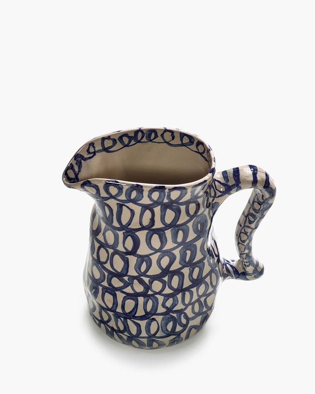 Serax Charly jug, blue, view 3