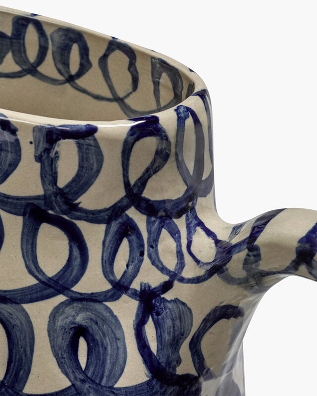 Serax Charly jug, blue, view 5
