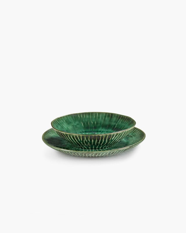 Serax Verde Lanza plate, L, 2 pcs, green, extra image