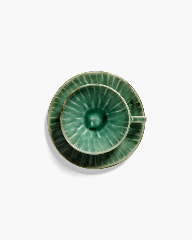 Serax Verde Lanza espresso cup, 2 pcs, green, view 6