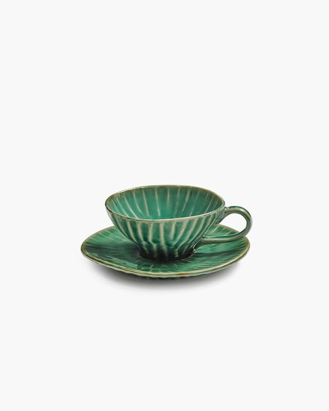 Serax Verde Lanza espresso cup saucer, 2 pcs, green, view 4
