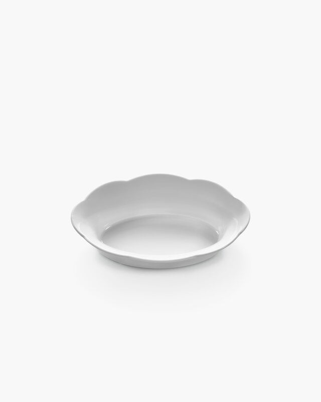 Serax Silhouette oval serving bowl, S, white, view 3
