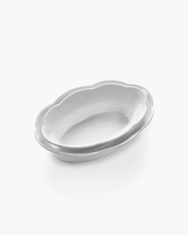 Serax Silhouette oval serving bowl, S, white, view 4