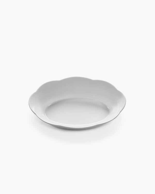 Serax Silhouette oval serving bowl, M, white, view 6