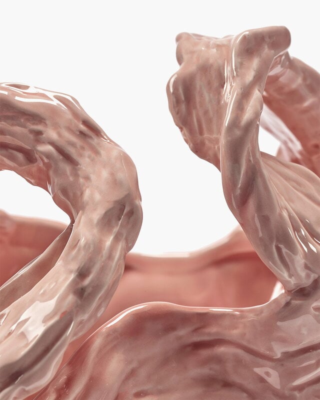 Serax Gala Vase, L, rosa, extrabild