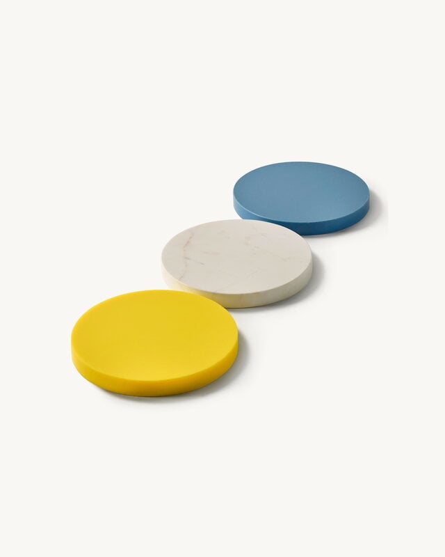 valerie_objects Three Circles, brickset, 3 delar, gul - vit - blå, extrabild