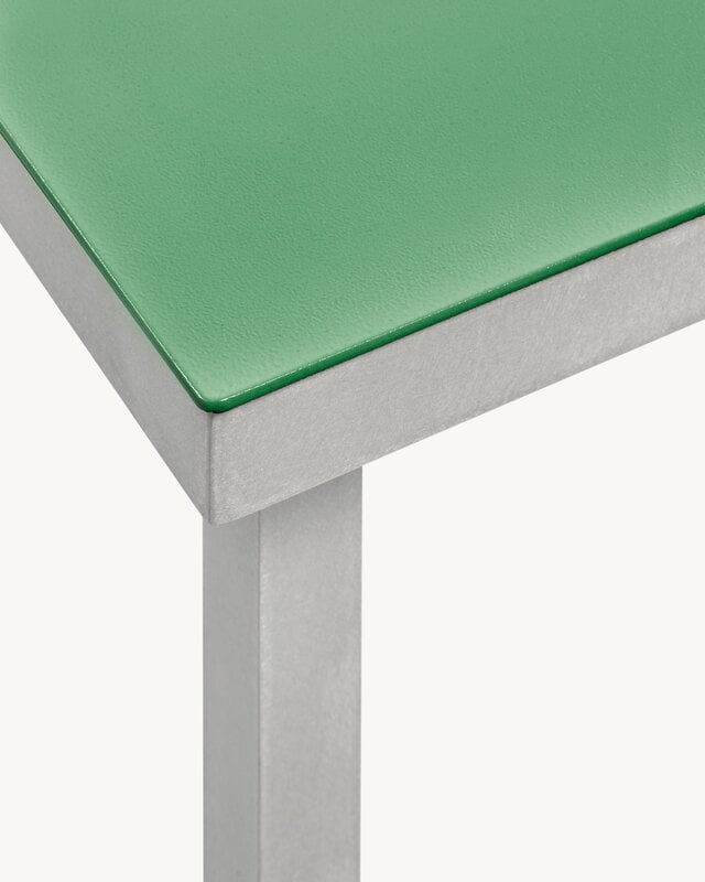 valerie_objects Alu bench, green, extra image