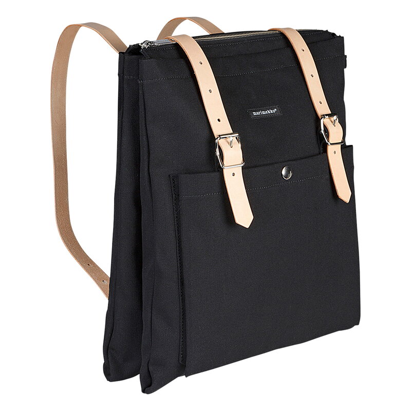Marimekko Eppu backpack, black | Finnish Design Shop