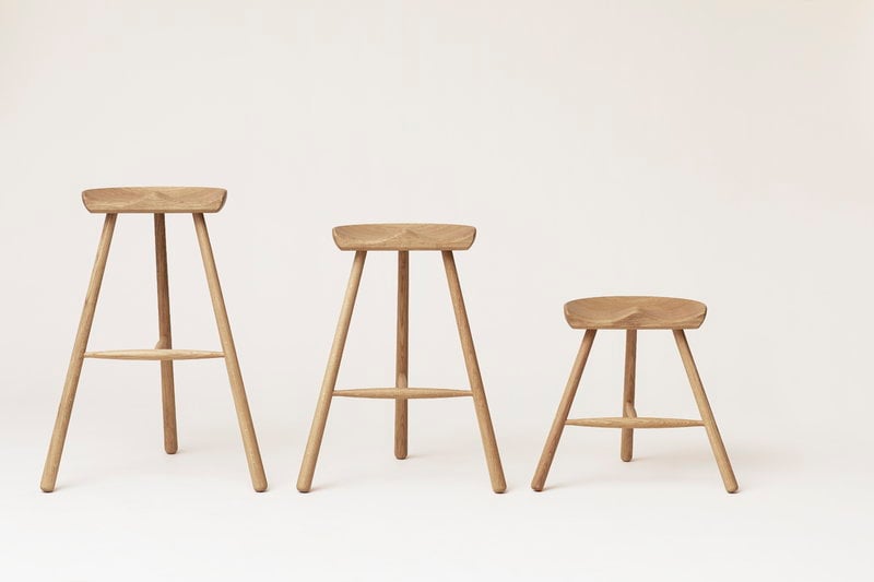 No 78 Bar Stool White Oiled Oak, Holland Bar Stool Dealers In Philippines
