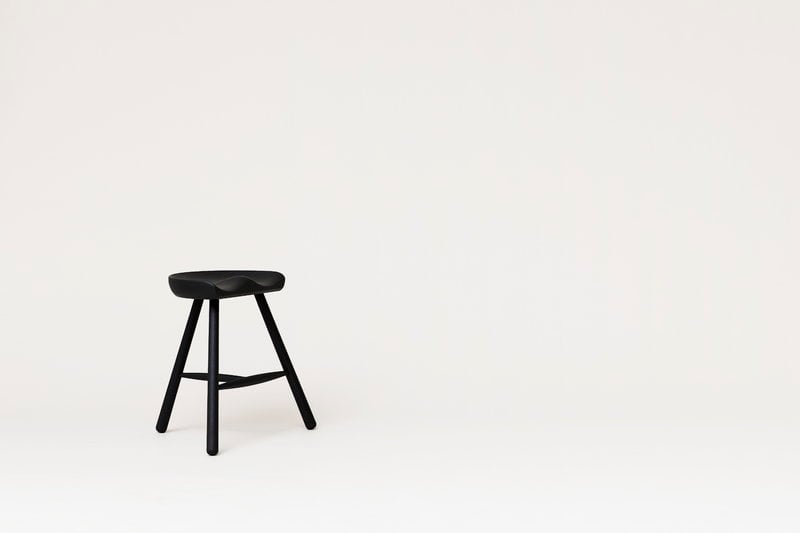 Form  Refine Shoemaker Chair No. 49 stool, black beech | Finnish Design  Shop