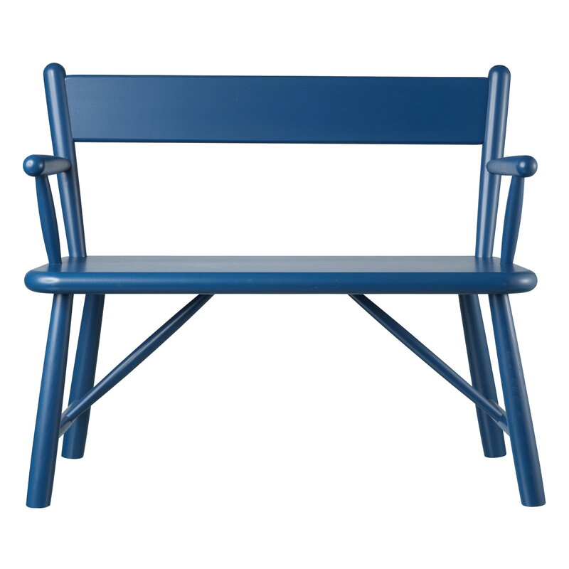 FDB Møbler P11 children's bench, blue, extra image