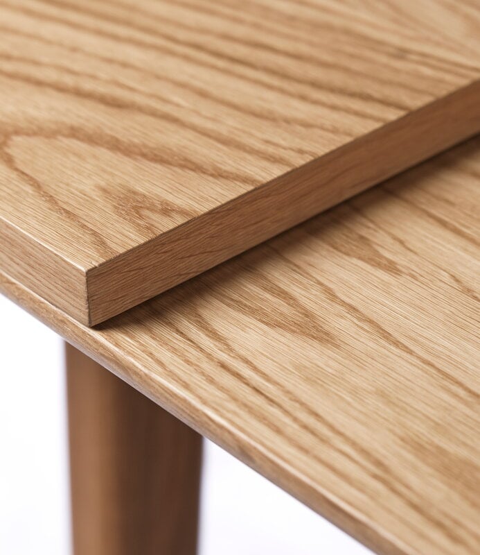FDB Møbler C65 Åstrup extendable dining table, 100 x 220 cm, lacquered oak, extra image