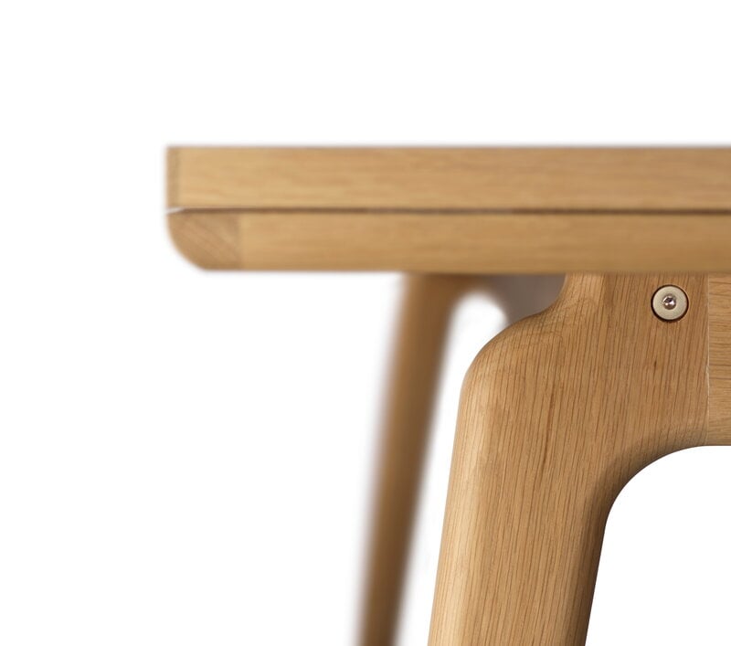 FDB Møbler C65 Åstrup extendable dining table, 100 x 220 cm, lacquered oak, extra image