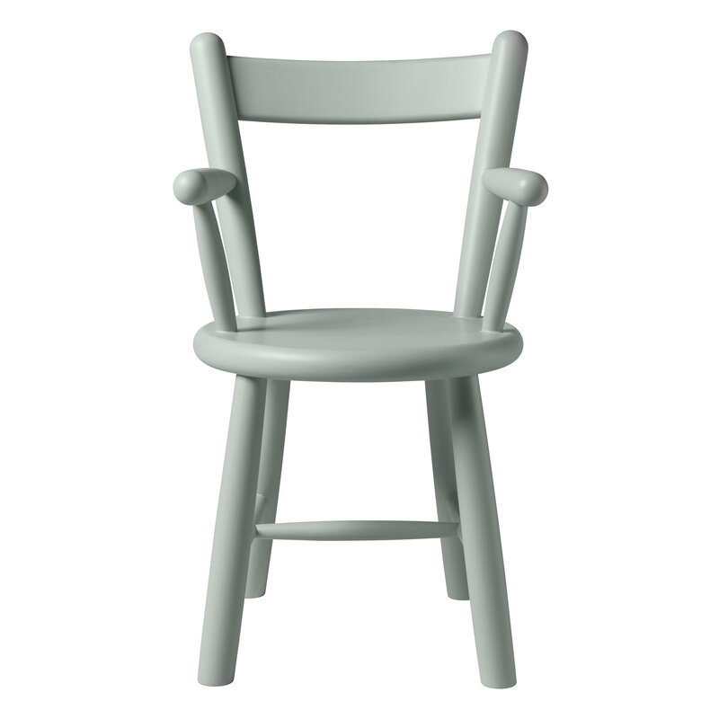 FDB Møbler P9 children’s chair, blue grey, extra image