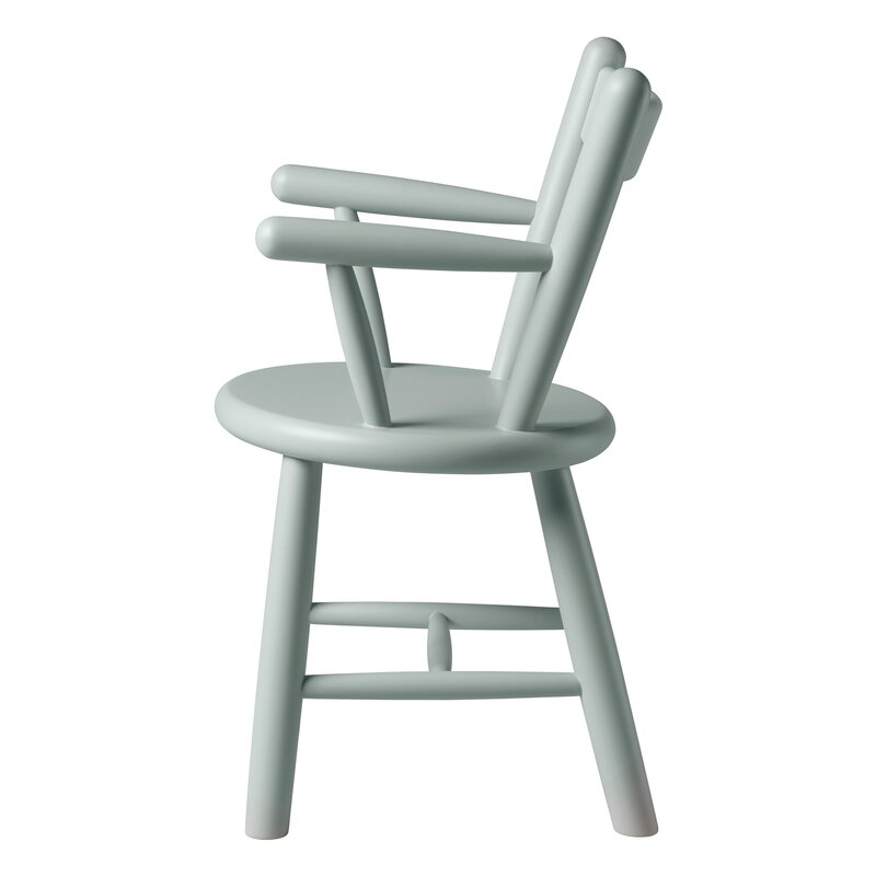 FDB Møbler P9 children’s chair, blue grey, extra image