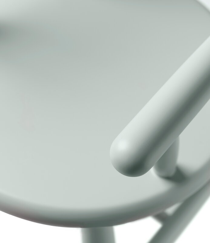 FDB Møbler P9 children’s chair, blue grey, extra image