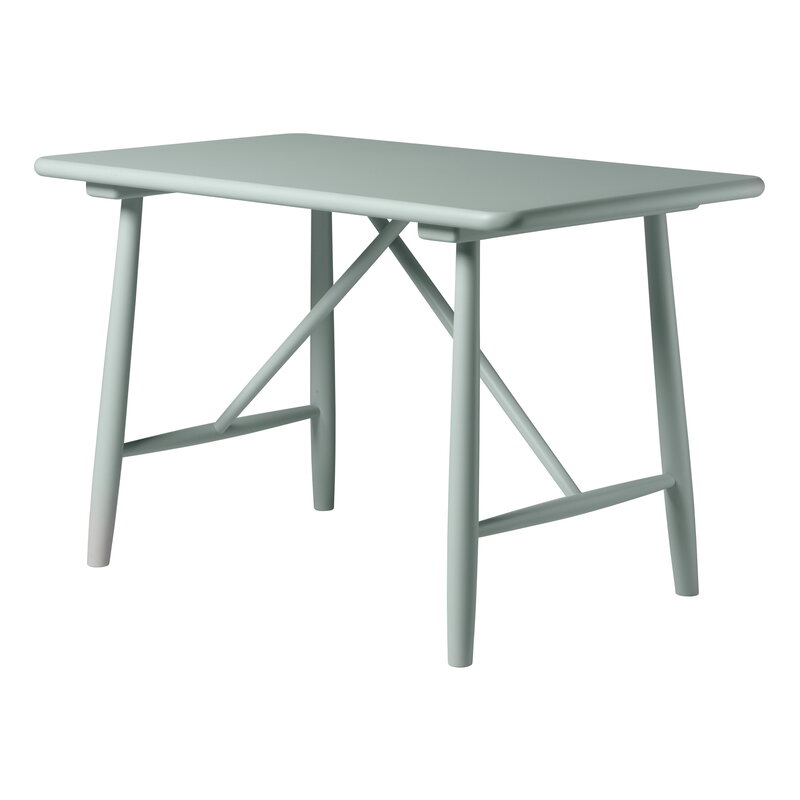FDB Møbler P10 children's table, blue grey, extra image
