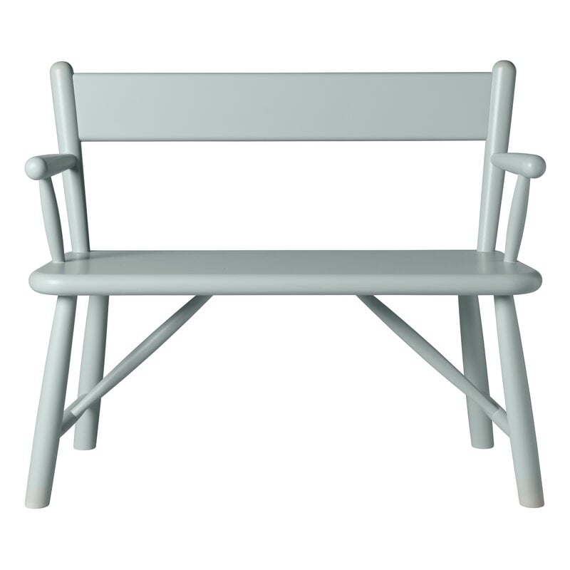 FDB Møbler P11 children's bench, blue grey, extra image