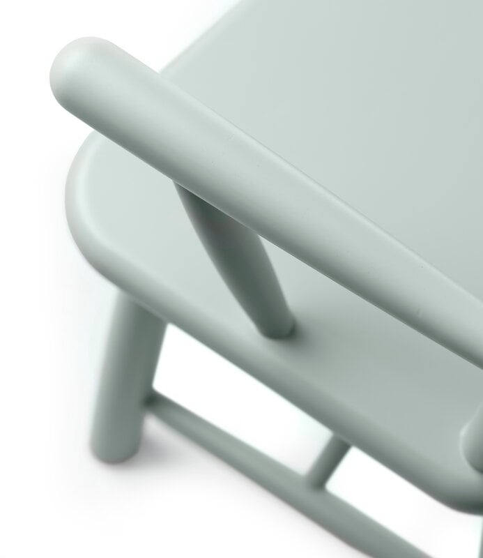 FDB Møbler P11 children's bench, blue grey, extra image