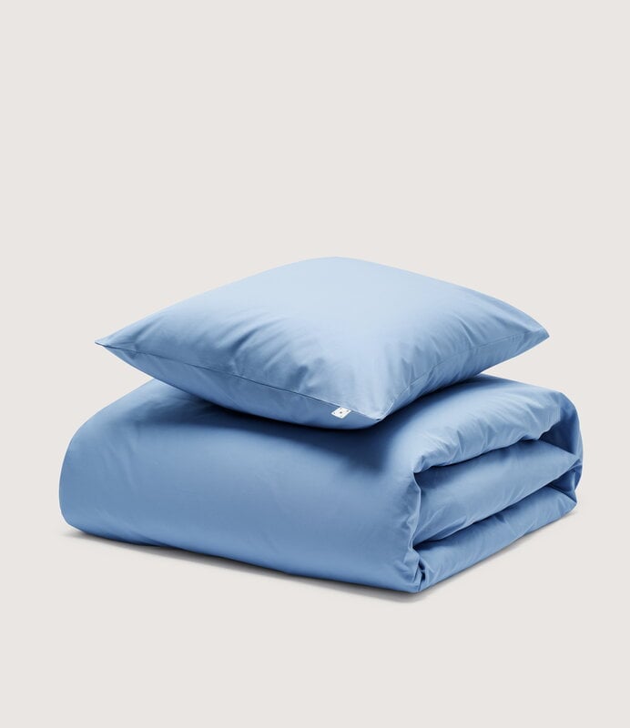 Tenten 08-02 Unten pillowcase, Queen/King, cool blue, extra image