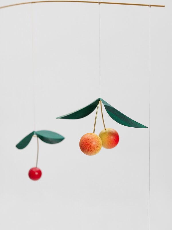 Flensted Mobiles Cherry Bird mobile, multicolour, extra image