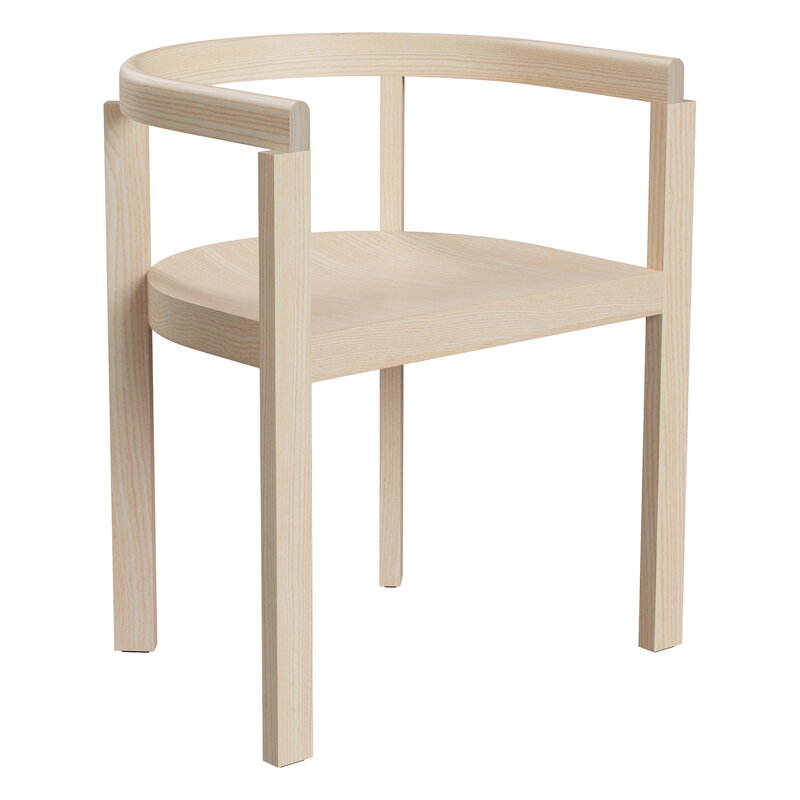 Fritz Hansen After chair MA100, white pigmented oiled ash, extra image