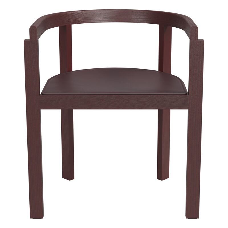 Fritz Hansen Coussin de siège pour chaise MA100, Spectrum 30115 Blackberry, image extra