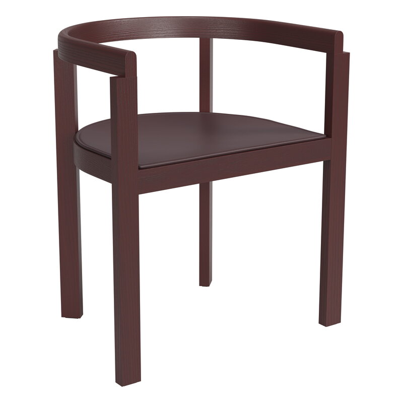 Fritz Hansen Coussin de siège pour chaise MA100, Spectrum 30115 Blackberry, image extra