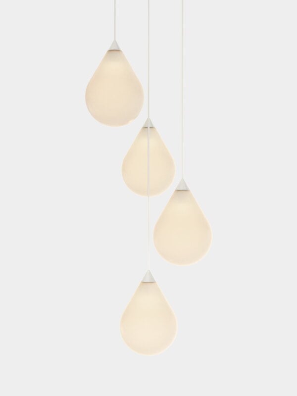 Tom Dixon Flare Bead riippuvalaisin, opaali, näkymä 4