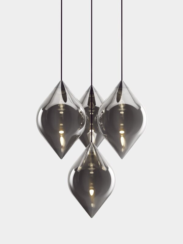 Tom Dixon Flare Top lampada a sospensione, LED, argento, vista 3