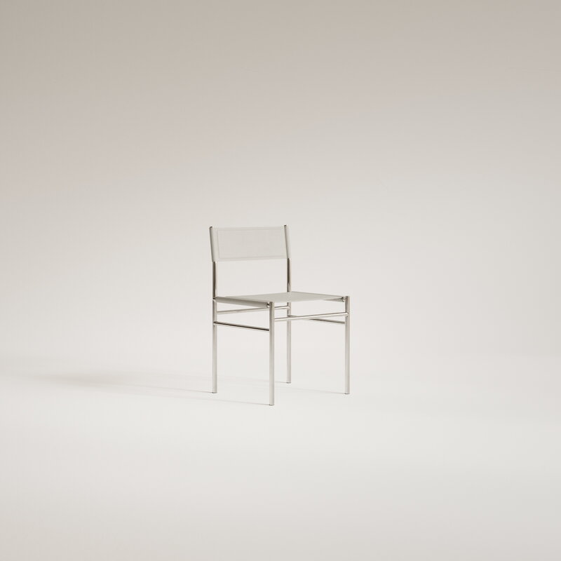 FORMARKIVET Ferra chair, steel - warm grey leather, extra image