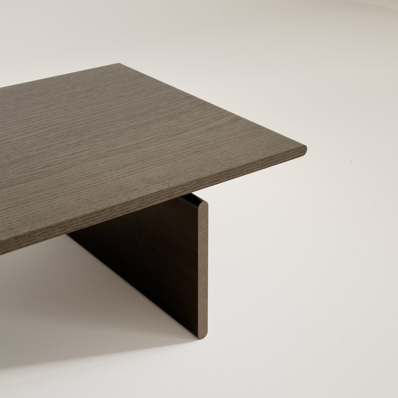 FORMARKIVET Nomen coffee table, 150 x 70 cm, dark stained oak, view 4
