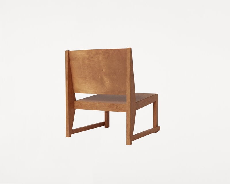 Frama Easy Chair 01 nojatuoli, lämmin ruskea koivu, näkymä 4