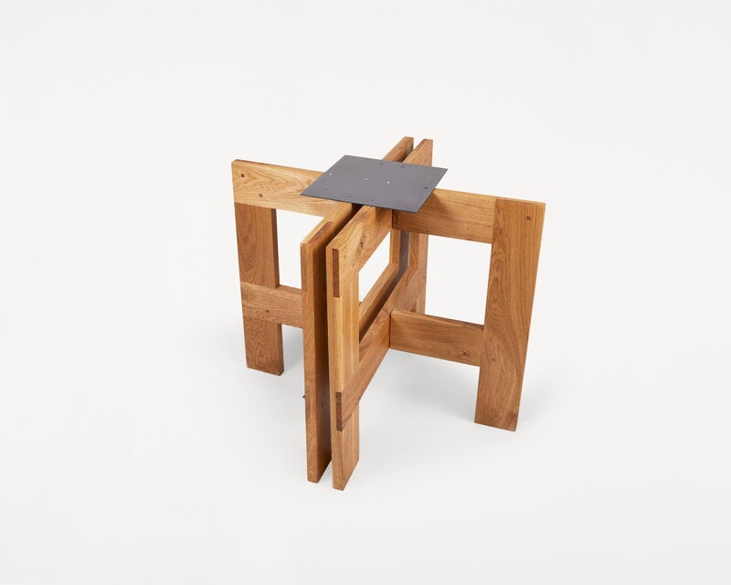 Frama Table de ferme Farmhouse Pond, 74 x 117 x 140 cm, chêne naturel, image extra
