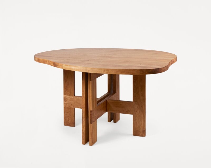 Frama Table de ferme Farmhouse Pond, 74 x 117 x 140 cm, chêne naturel, image extra
