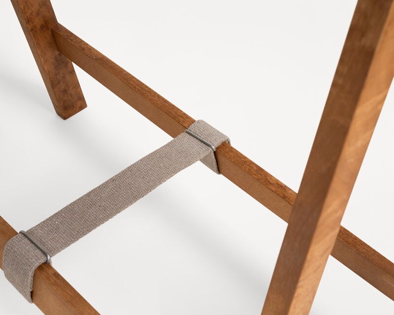 Frama Folding Flat Trestle table, warm brown birch, view 4