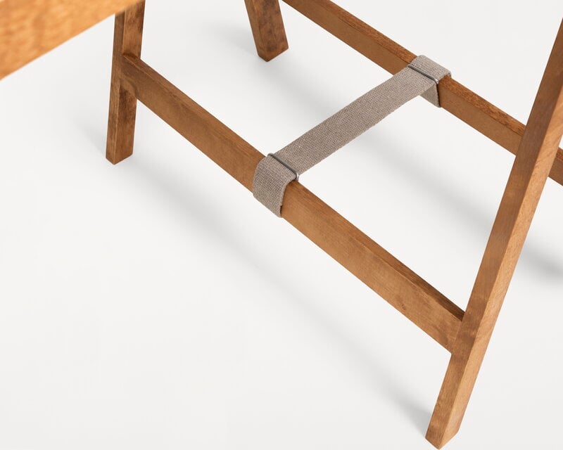 Frama Folding Flat Trestle table, warm brown birch, view 5